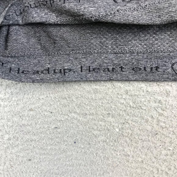 Lululemon Swiftly Tech 1/2 Zip Gray Reflective Sz 4 Long sleeve - Picture 8 of 11